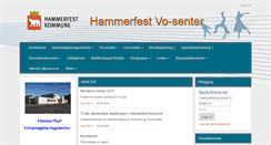 Desktop Screenshot of hammerfestvosenter.no