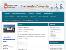 Tablet Screenshot of hammerfestvosenter.no